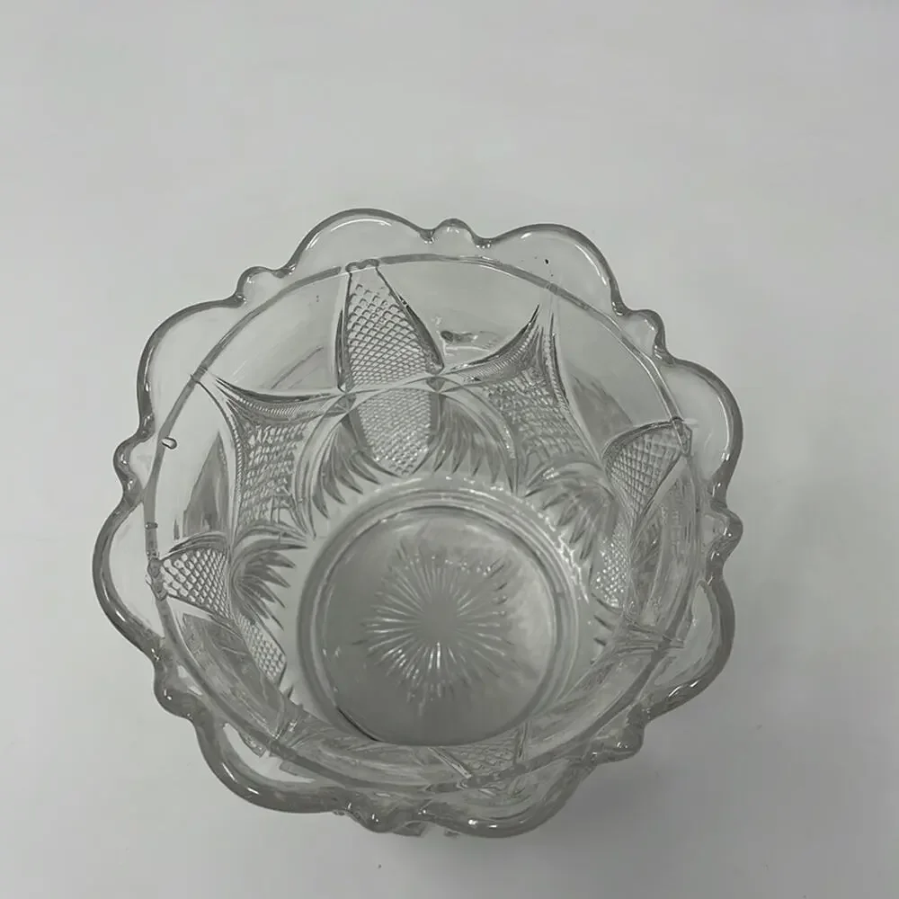 Vintage Early American Pressed Glass biscuit jar- without lid - Picture 4 of 10